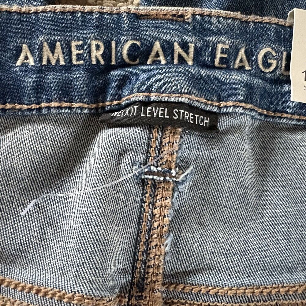 American Eagle Unique Beyonce Kntry Radio High Rise 12 Tall Flare Stretch Jeans - Picture 7 of 8